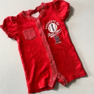 Vintage MLB Genuine Merchandise Boston Red Sox Baseball Romper